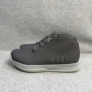 Nobull Shoes Womens Size 7 Grey Mid Crossfit Workout Athletic Running Sneakers